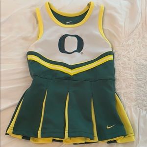 Girls University of Oregon cheer dress